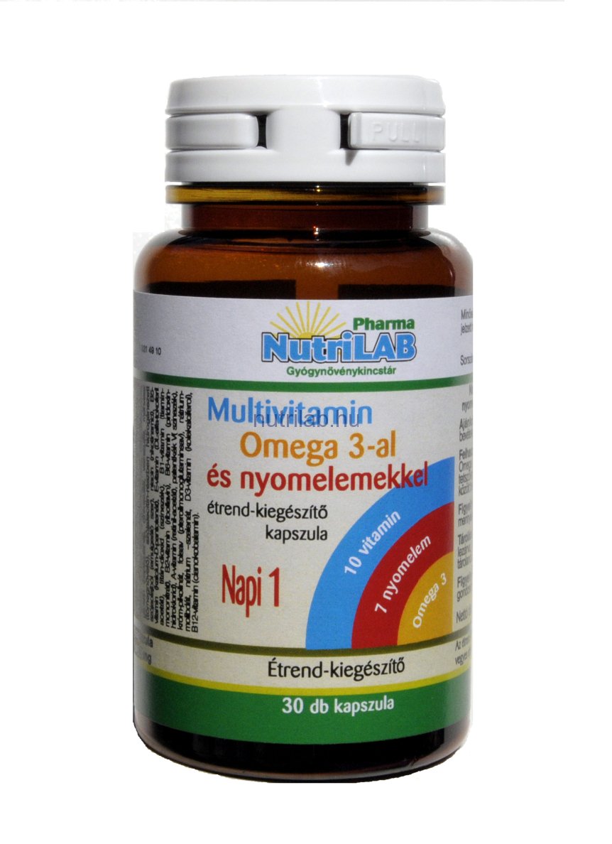 NutriLAB Multivitamin Omega 3-al 30X