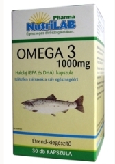 Omega 3 1000 mg halolaj kapszula