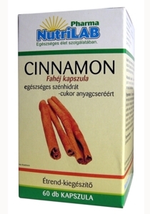 NutriLAB Cinnamon fahéj kivonat kapszula www.nutrilab.hu
