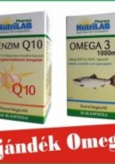 NutriLAB Koenzim q10 ajándék Omega3 kapszulával www.nutrilab.hu