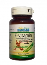 NutriLAB E Vitamin kapszula 30X