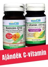 NutriLAB Koenzim q10 kapszula 60X ajándék C-vitamin kapszulával www.nutrilab.hu