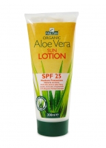 Optima Aloe Vera fényvédő testápoló SPF 25 200 ml