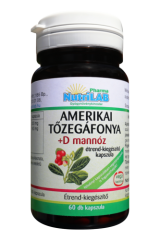 NutriLAB Amerikai tőzegáfonya+D mannóz vega 60x